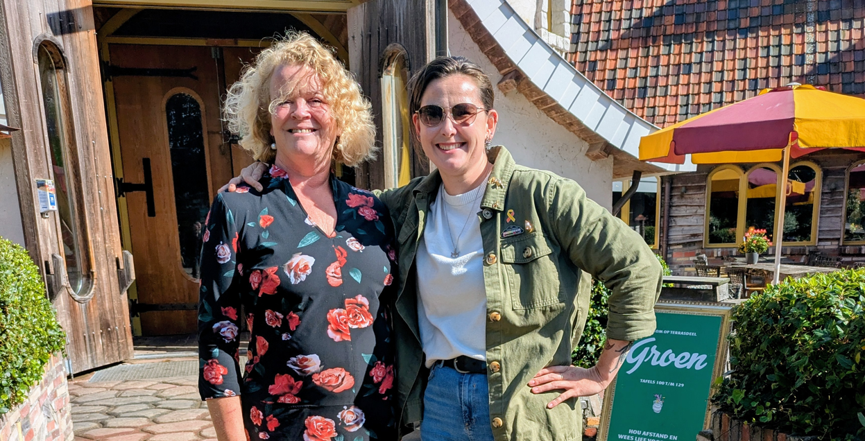 Image:Foto: Nautilus International - Sascha Meijer (L) met Denise Caron (R)