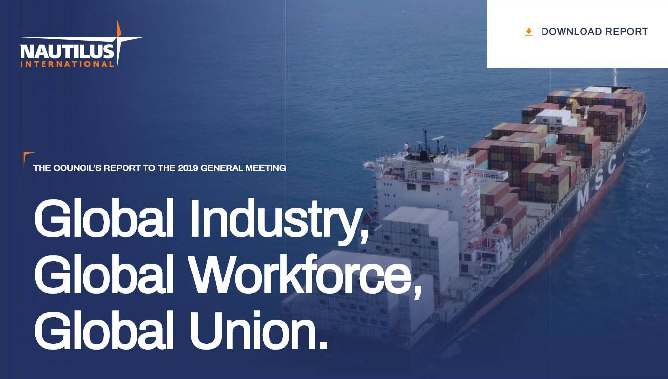 Nautilus International's new website Image:Nautilus International's new website