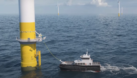 MJR's innovative all-electric charge point connected to an offshore wind turbine received UK government funding, and is to be deployed in 2022. Image: MJR Image:MJR's innovative all-electric charge point connected to an offshore wind turbine received UK government funding, and is to be deployed in 2022. Image: MJR
