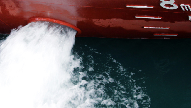 Ballast water is one of the subjects covered by the SOLAS Convention Chapter V amendments. Image:Ballast water is one of the subjects covered by the SOLAS Convention Chapter V amendments.