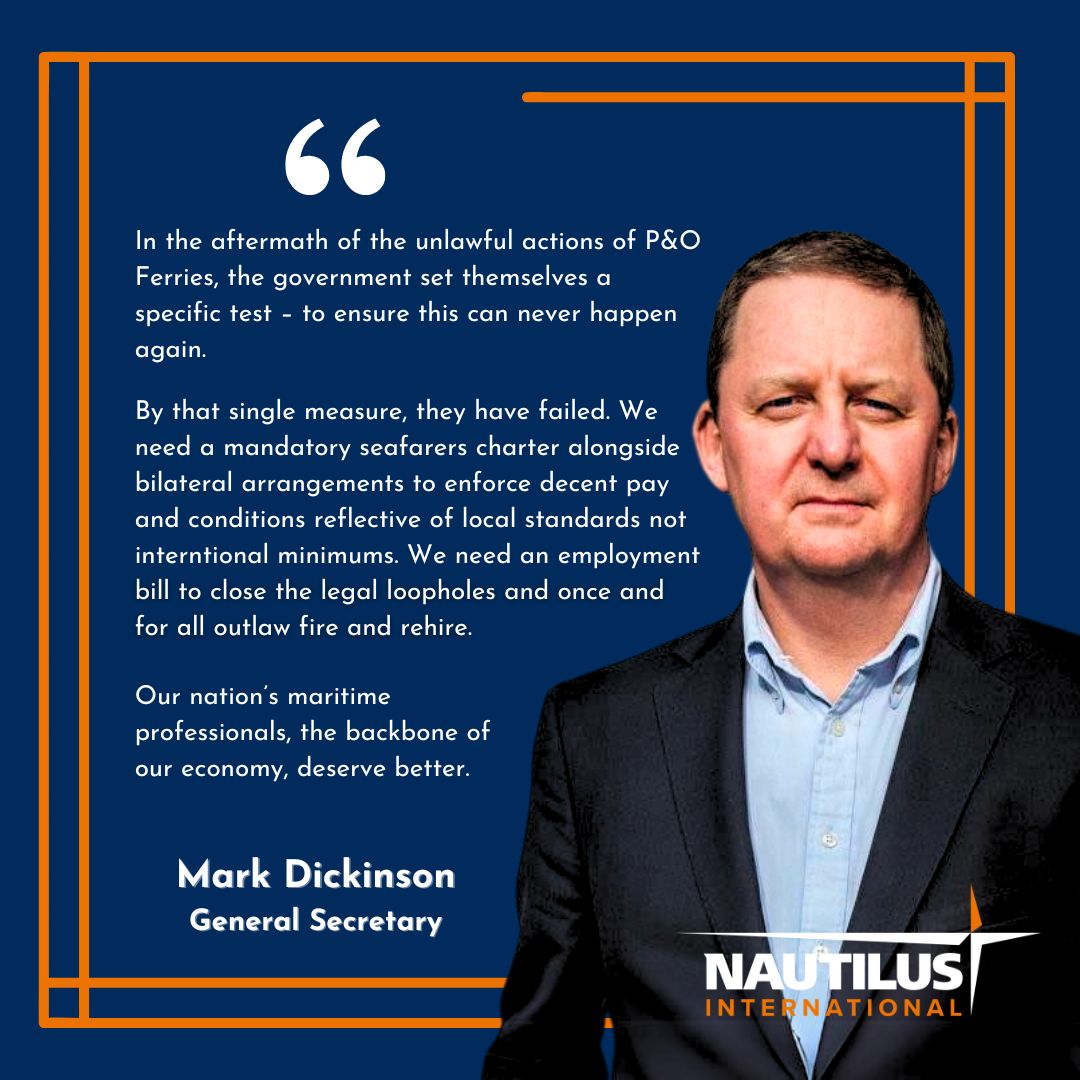 Image: Mark Dickinson graphic with quote for p&o ferries 2nd anniversary Image: Mark Dickinson graphic with quote for p&o ferries 2nd anniversary