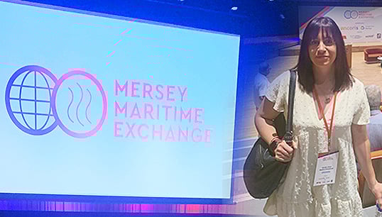 Nautilus strategic organiser Rachel Lynch at the fifth Mersey Maritime Exchange conference sponsored this year by the Union. Image: Nautilus International Image:Nautilus strategic organiser Rachel Lynch at the fifth Mersey Maritime Exchange conference sponsored this year by the Union. Image: Nautilus International