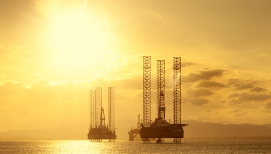 Oil platforms at Cromarty Firth. Image: Getty Image:Oil platforms at Cromarty Firth. Image: Getty