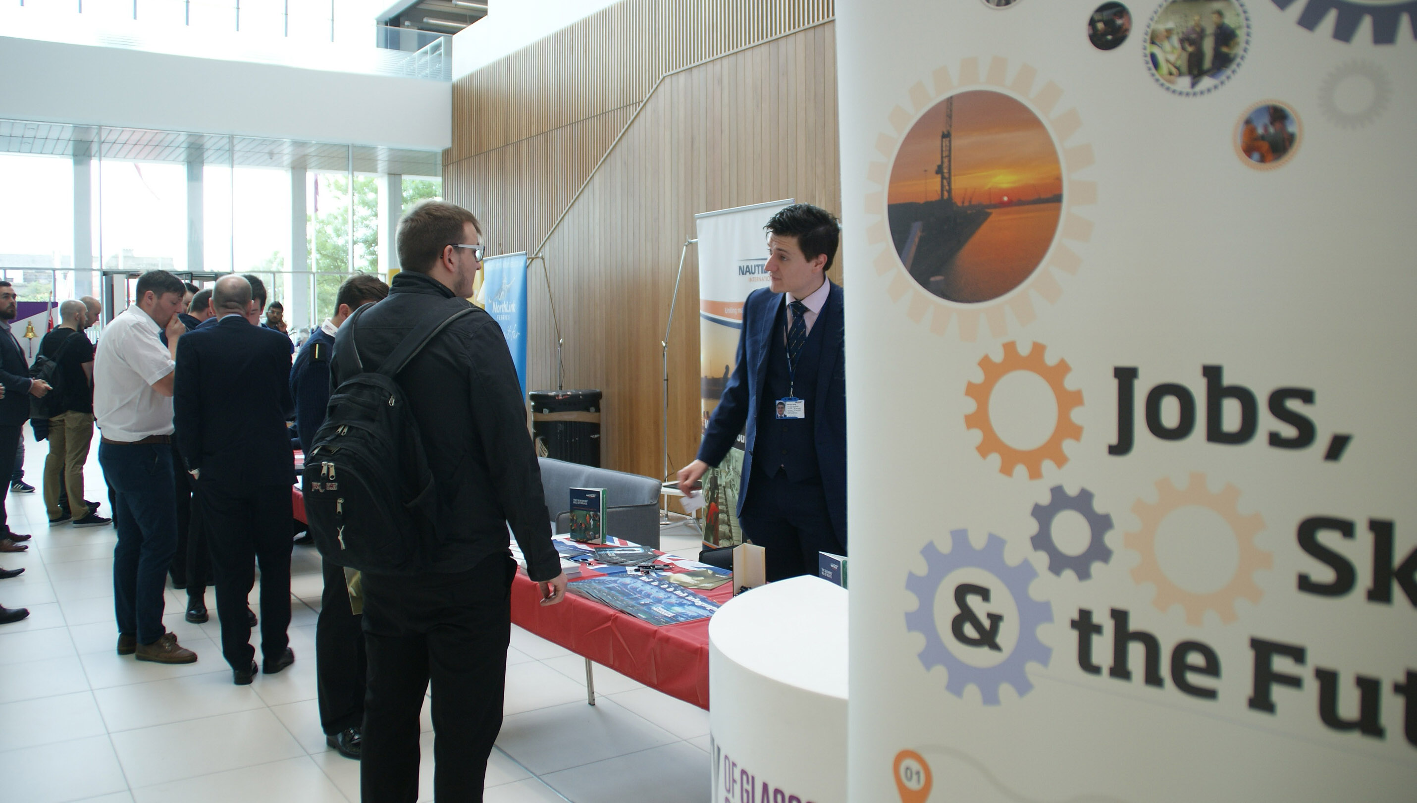 Nautilus maritime college visit in Glasgow. Image:Nautilus maritime college visit in Glasgow.