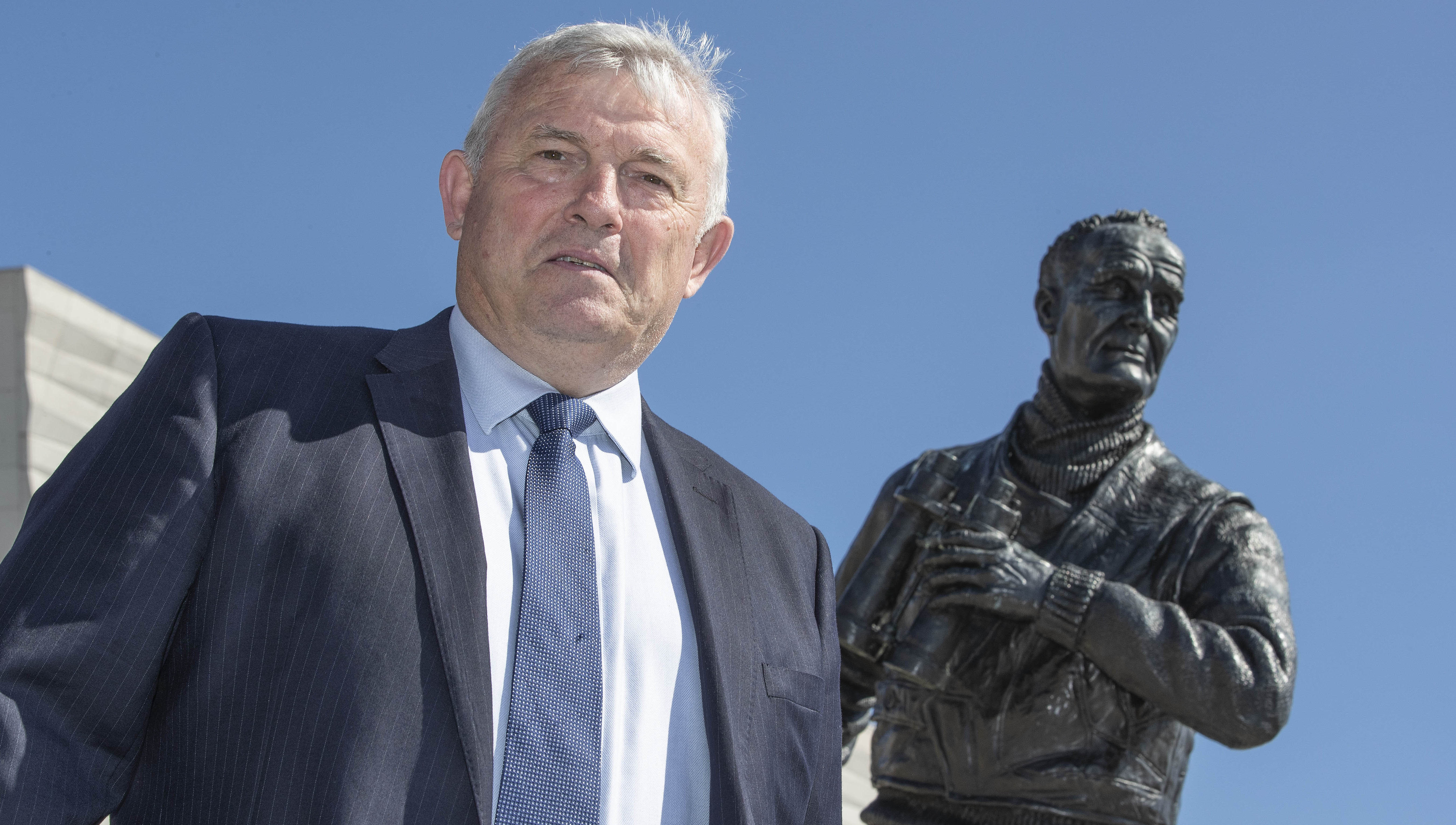 Gary Doyle, formally a Royal Navy Commodore and now group harbour master at Peel Ports, has taken over the chairmanship of the BOAM. In the background is a statue of Captain Johnnie Walker at Liverpool's riverside location Pier Head. Image:Gary Doyle, formally a Royal Navy Commodore and now group harbour master at Peel Ports, has taken over the chairmanship of the BOAM. In the background is a statue of Captain Johnnie Walker at Liverpool's riverside location Pier Head.