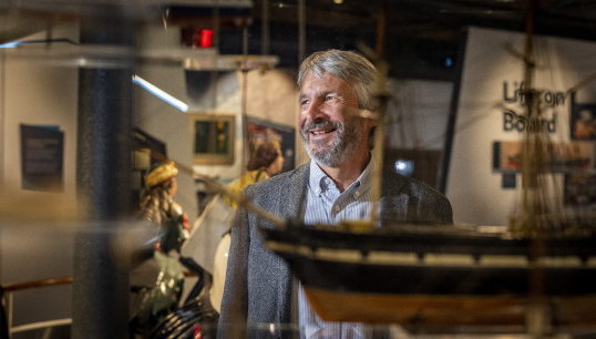 Former Telegraph editor Andrew Linington, author of the first-ever history of Nautilus International. Image: Brad Wakefield Image:Former Telegraph editor Andrew Linington, author of the first-ever history of Nautilus International. Image: Brad Wakefield