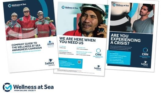 The Wellness at Sea awareness campaign has expanded its support for seafarers and families. Image: Sailors' Society Image:The Wellness at Sea awareness campaign has expanded its support for seafarers and families. Image: Sailors' Society