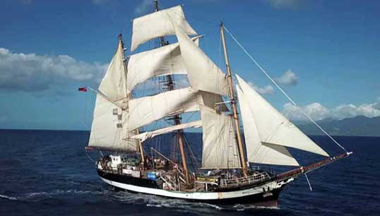 Tallship Pelican of London which took part in the Darwin200 project's recent UK 'ocean health check' voyage, ahead of a planned 2021 global conservation project. Virtual tours of various merchant and Royal Navy ships as well a whizz around some ports are being offered during Maritime UK's week of online industry events. Image:Tallship Pelican of London which took part in the Darwin200 project's recent UK 'ocean health check' voyage, ahead of a planned 2021 global conservation project. Virtual tours of various merchant and Royal Navy ships as well a whizz around some ports are being offered during Maritime UK's week of online industry events.