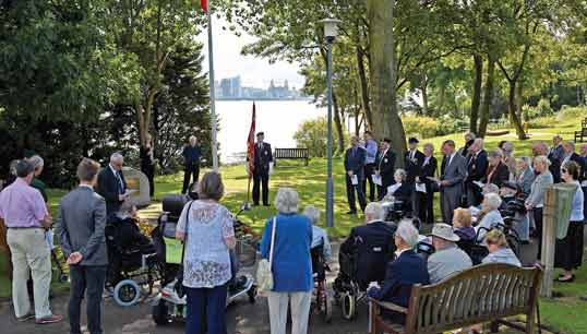VJ day commemoration service in a previous year. Image:VJ day commemoration service in a previous year.