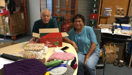 Christmas at Sea charity supporters Gerard and Naomi de Goed. Images: Dutch Seafarers' Mission
Image:Christmas at Sea charity supporters Gerard and Naomi de Goed. Images: Dutch Seafarers' Mission
