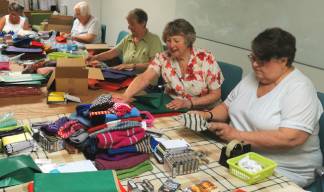 Volunteers hard at work for seafarers. Image: Sailor's Society Image:Volunteers hard at work for seafarers. Image: Sailor's Society