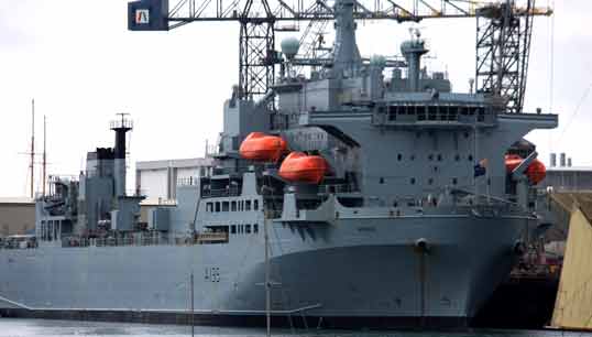 RFA Argus training and casualty ship. Image: Wikimedia Commons Image:RFA Argus training and casualty ship. Image: Wikimedia Commons