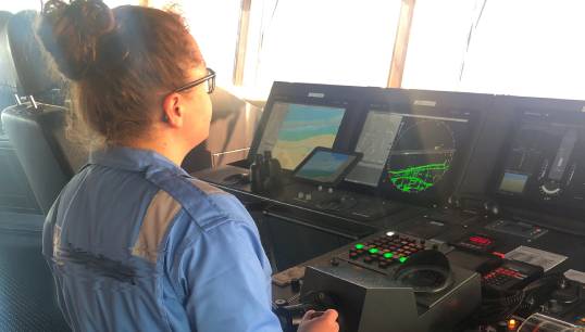 Inspiring the future: volunteer as a maritime ambassador. Image: Adam Harrison/Nautilus International photo competition 2019 Image:Inspiring the future: volunteer as a maritime ambassador. Image: Adam Harrison/Nautilus International photo competition 2019