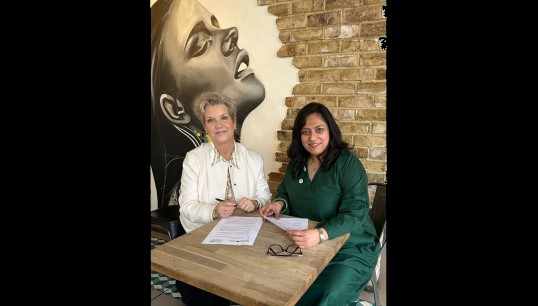 Maritime Educational Foundation director Kathryn Neilson, left, and WISTA UK president Monica Kohli. Image: WISTA UK Image:Maritime Educational Foundation director Kathryn Neilson, left, and WISTA UK president Monica Kohli. Image: WISTA UK