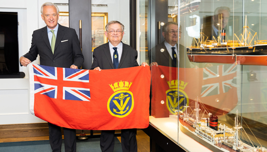 L to R; Chairman of the Caledonia Foundation Jamie Cayzer-Colvin and MVS chair David Hughes. Image: CPG Photos Image:L to R; Chairman of the Caledonia Foundation Jamie Cayzer-Colvin and MVS chair David Hughes. Image: CPG Photos