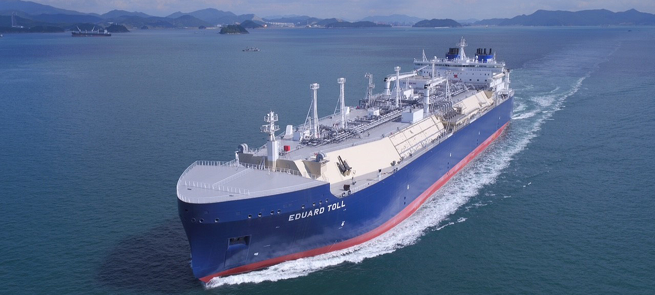 Teekay Shipping's first icebreaker LNG carrier Eduard Toll. Image:Teekay Shipping's first icebreaker LNG carrier Eduard Toll.