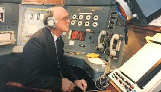 Warsash's first maritime simulator in the 1970s Image:Warsash's first maritime simulator in the 1970s