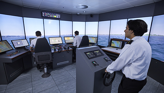 A state-of-the-art simulator at Warsash today Image:A state-of-the-art simulator at Warsash today