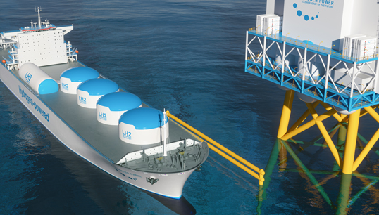 3D image of liquid hydrogen renewable energy in a vessel. Image: audioundwerbung/ Getty Images Image:3D image of liquid hydrogen renewable energy in a vessel. Image: audioundwerbung/ Getty Images