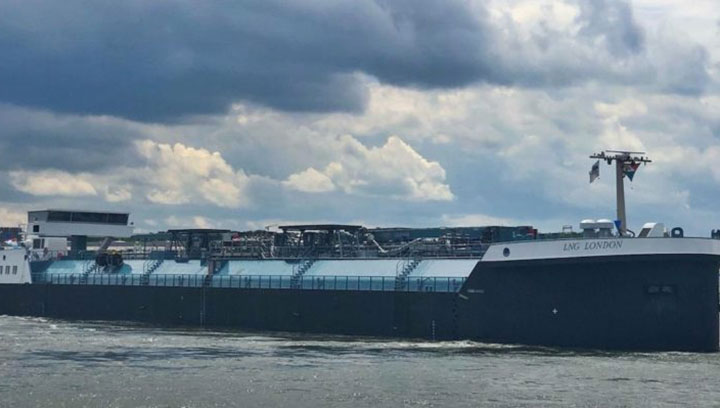 The LNG London bunker vessel has begun operations. Image: Shell Global Downstream LNG Image:The LNG London bunker vessel has begun operations. Image: Shell Global Downstream LNG