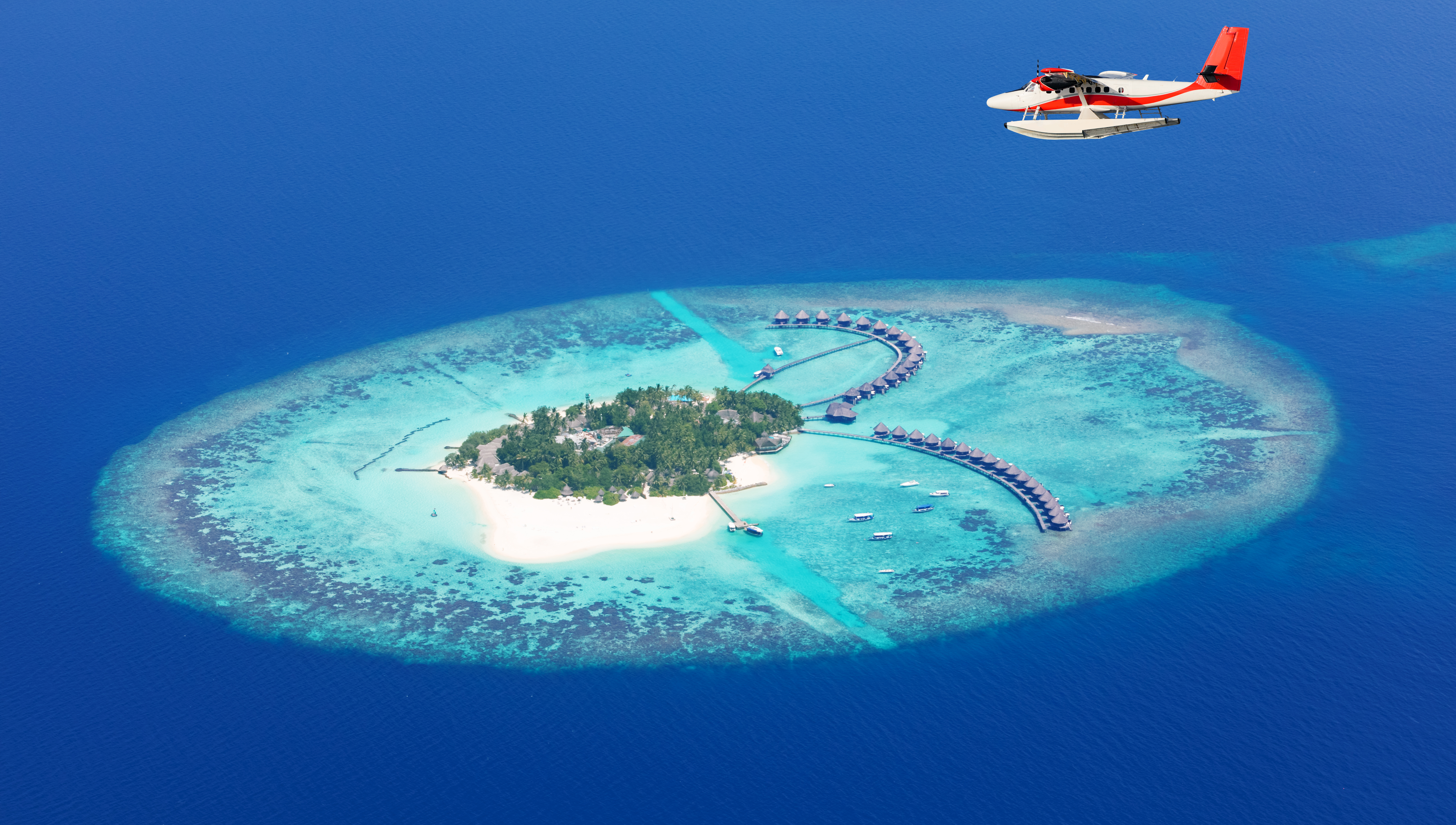 Pacific Atolls like this one in the Maldives, could be submerged by 2050. Image: Getty Images Image:Pacific Atolls like this one in the Maldives, could be submerged by 2050. Image: Getty Images