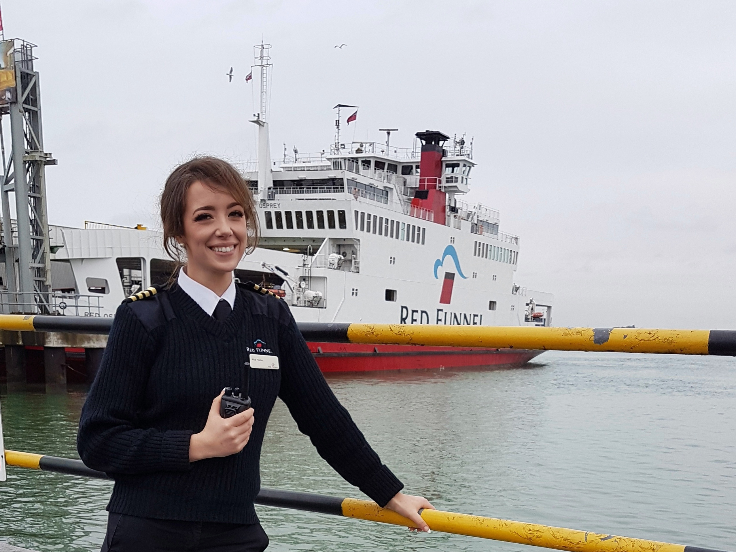 Red Funnel its first captain
