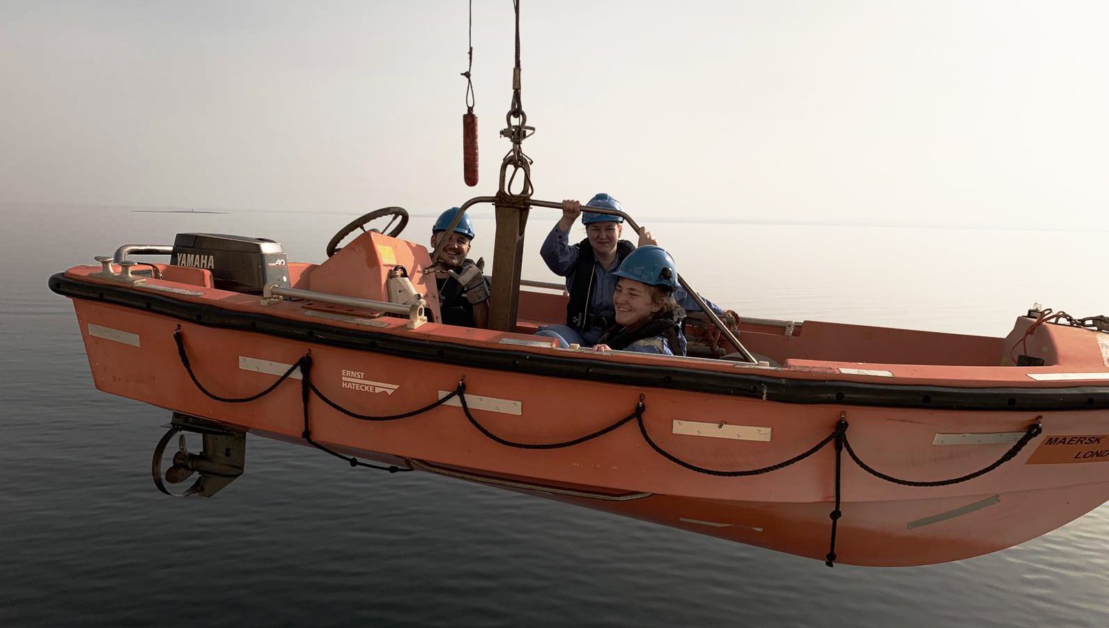 Lifeboat drill: Nautilus/Inmarsat photo competition 2019 entry by member Alix McDermott. Image:Lifeboat drill: Nautilus/Inmarsat photo competition 2019 entry by member Alix McDermott.