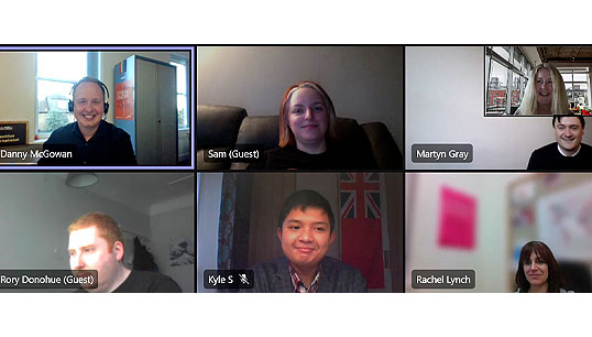 Attendees at the Union's November 2021 online EDF meeting. Image:Attendees at the Union's November 2021 online EDF meeting.