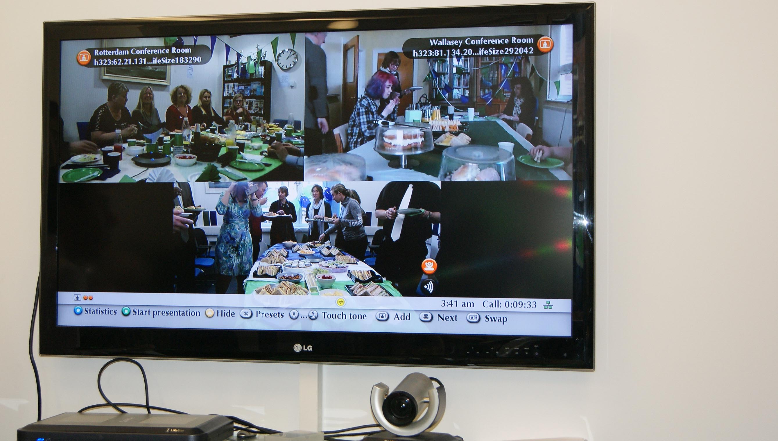 Staff at Nautilus offices celebrate via luncheon video links on International Women's Day. Image:Staff at Nautilus offices celebrate via luncheon video links on International Women's Day.