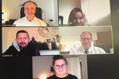 Panelists at the webinar. Clockwise from top left: Danny McGowan, Chrissie Clark, Adam Myers, Jacqueline Smith. Image:Panelists at the webinar. Clockwise from top left: Danny McGowan, Chrissie Clark, Adam Myers, Jacqueline Smith.