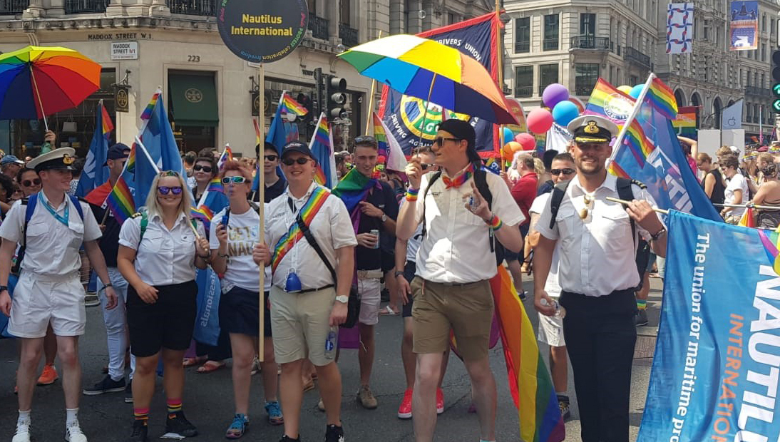The Pride in Maritime Day hybrid event was held both in London and online. Image: Nautilus International Image:The Pride in Maritime Day hybrid event was held both in London and online. Image: Nautilus International
