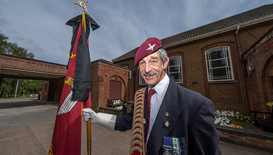 Chris 'Jacko' Jackson from 2 Para, who served with Roy 'Wendy' Gibson in the Falklands. Image: Jason Shipley Image:Chris 'Jacko' Jackson from 2 Para, who served with Roy 'Wendy' Gibson in the Falklands. Image: Jason Shipley