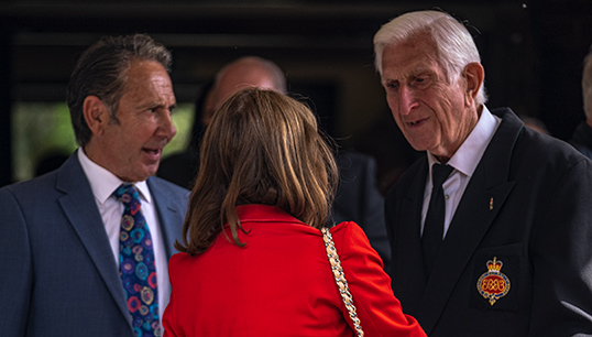 Mourners with (right) Wendy's father Roy Gibson. Image: Jason Shipley Image:Mourners with (right) Wendy's father Roy Gibson. Image: Jason Shipley