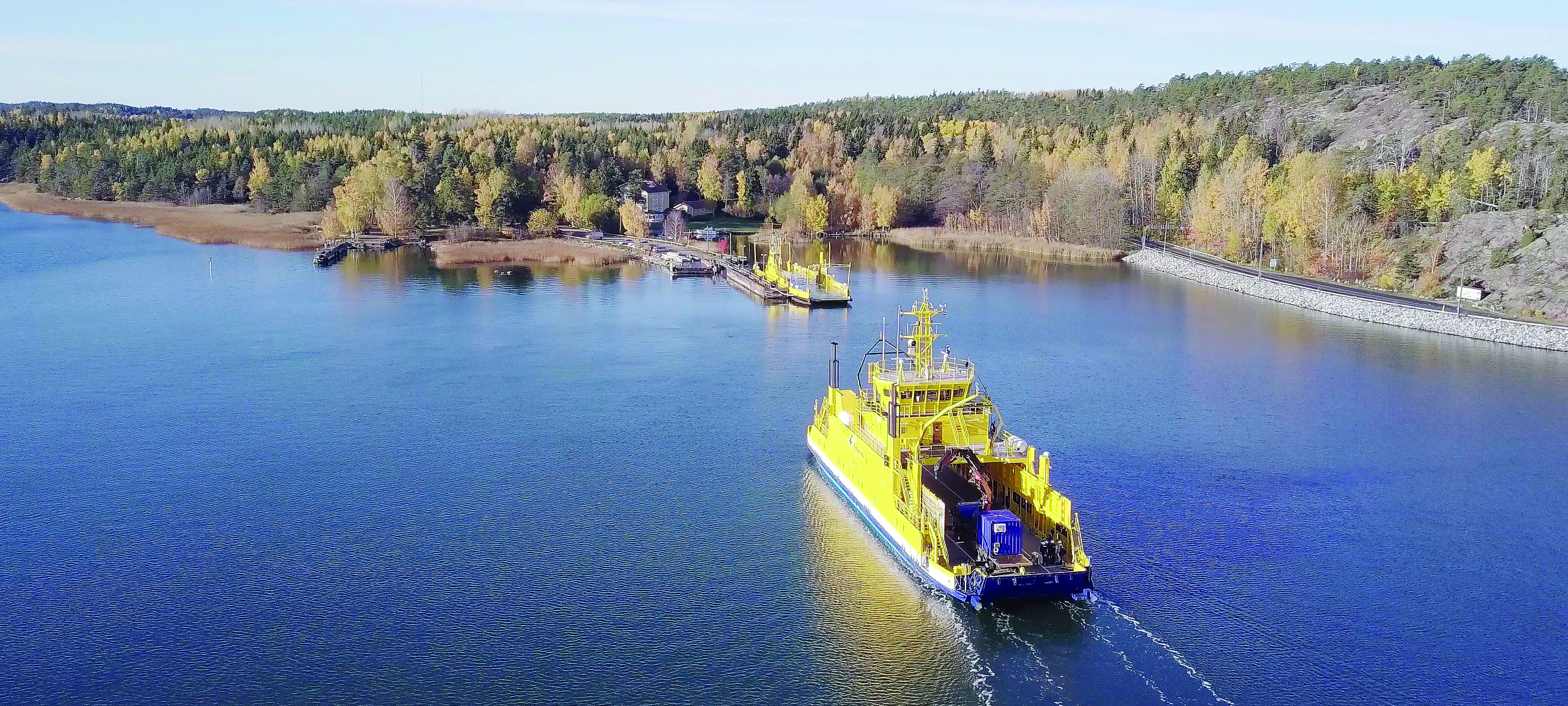 As reported at the MSC 100 event, Rolls-Royce and the Finnish state-owned ferry operator Finferries staged a 'ground-breaking' demonstration last month of what is claimed to be the world's first fully autonomous ferry. The 54m car ferry Falco completed a return journey between Parainen and Nauvo under fully autonomous control. The vessel detected objects utilising sensor fusion and artificial intelligence and conducted collision avoidance. It berthed automatically, using a recently developed autonomous navigation system, with all operations monitored at a shore-based remote operating centre, some 50km, away in Turku city centre. Image:As reported at the MSC 100 event, Rolls-Royce and the Finnish state-owned ferry operator Finferries staged a 'ground-breaking' demonstration last month of what is claimed to be the world's first fully autonomous ferry. The 54m car ferry Falco completed a return journey between Parainen and Nauvo under fully autonomous control. The vessel detected objects utilising sensor fusion and artificial intelligence and conducted collision avoidance. It berthed automatically, using a recently developed autonomous navigation system, with all operations monitored at a shore-based remote operating centre, some 50km, away in Turku city centre.