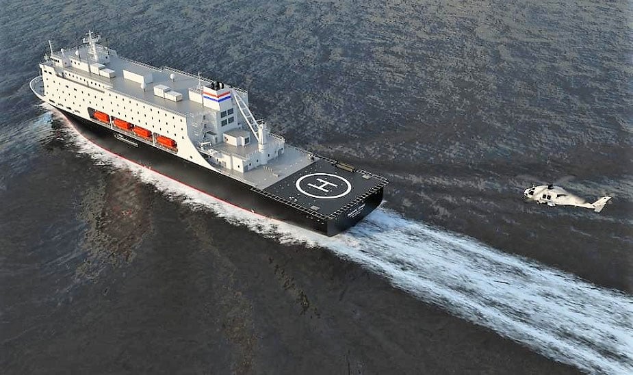 It is proposed that the ship – which would be permanently stationed in the Caribbean – should be built in a UK yard and managed and crewed by a UK-based company Image:It is proposed that the ship – which would be permanently stationed in the Caribbean – should be built in a UK yard and managed and crewed by a UK-based company