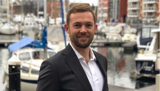 Nautilus member Michael Toop found the lifestyle and job opportunities in the superyacht sector key drawcards. Image:Nautilus member Michael Toop found the lifestyle and job opportunities in the superyacht sector key drawcards.