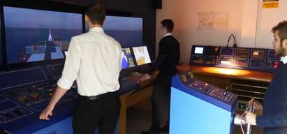 Deck simulator. Image: South Shields College Image:Deck simulator. Image: South Shields College