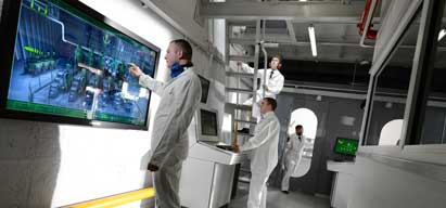 Engine simulator. Image: South Shields College Image:Engine simulator. Image: South Shields College