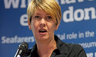 Nautilus head of strategy Debbie Cavaldoro, who spoke on a panel of industry leaders at the February 2021 online event Crew Welfare: Sustainability Practices, organised by WISTA UK Image:Nautilus head of strategy Debbie Cavaldoro, who spoke on a panel of industry leaders at the February 2021 online event Crew Welfare: Sustainability Practices, organised by WISTA UK