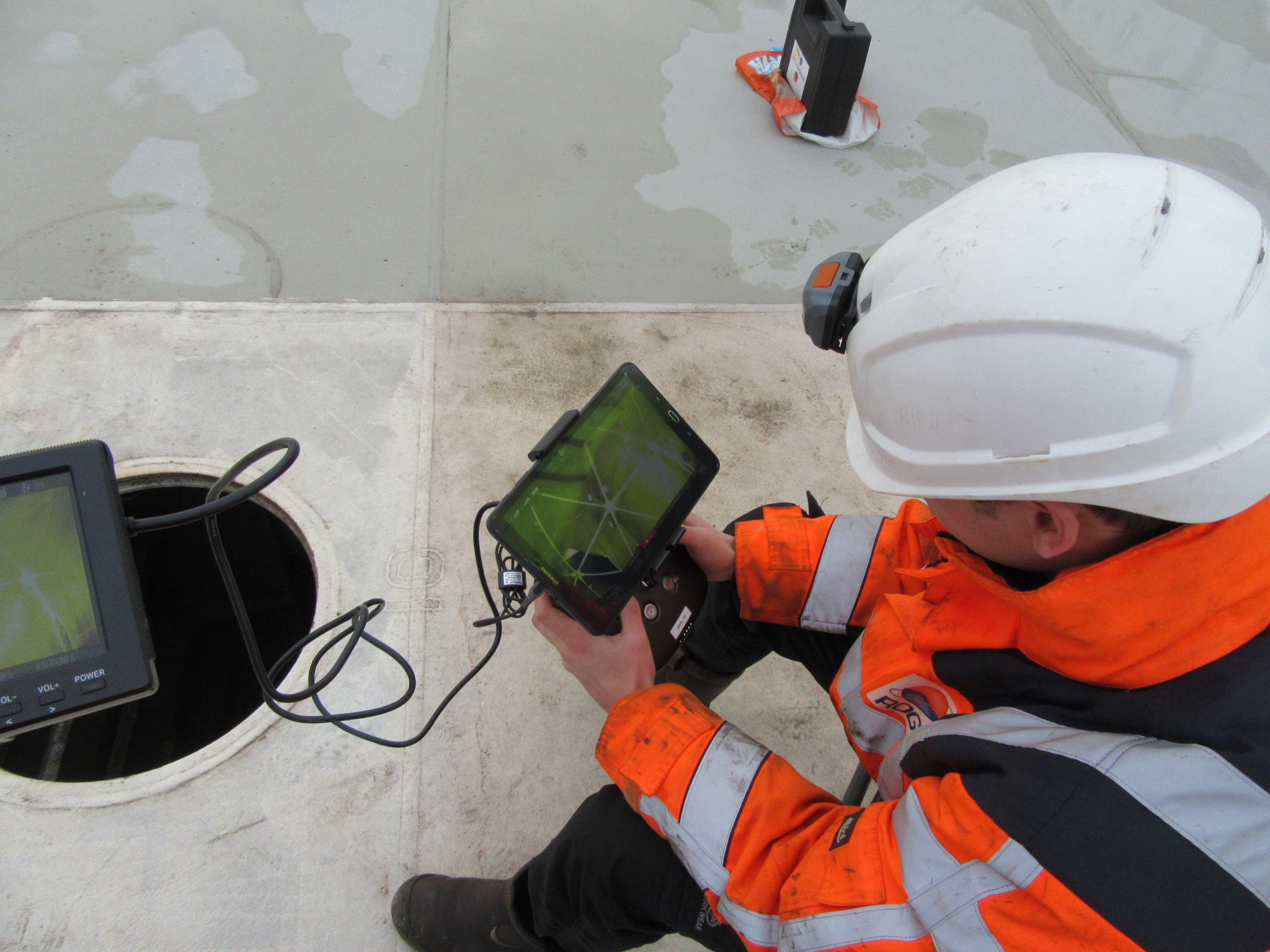 Image: drone can be used in enclosed spaces. Credit: RIMS BV