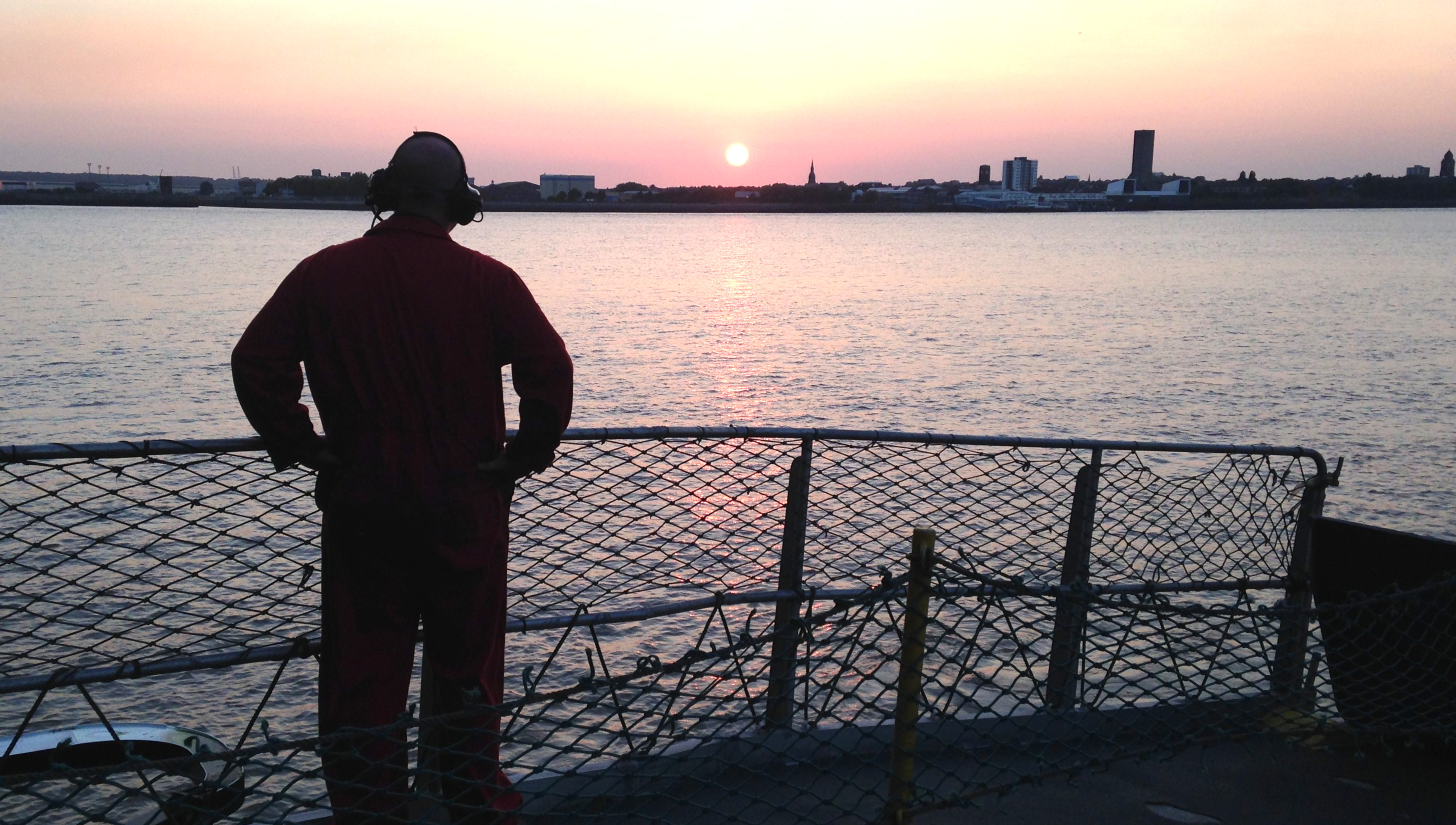 Engineer on a break. Image : Nautilus member Lee Patten. Image:Engineer on a break. Image : Nautilus member Lee Patten.