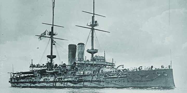 HMS Glory, the Royal Navy ship that helped to free the Baron Balfour from rocks in the White Sea . Image: from the George Grantham Bain collection at the Library of Congress via Wikimedia Commons Image:HMS Glory, the Royal Navy ship that helped to free the Baron Balfour from rocks in the White Sea . Image: from the George Grantham Bain collection at the Library of Congress via Wikimedia Commons