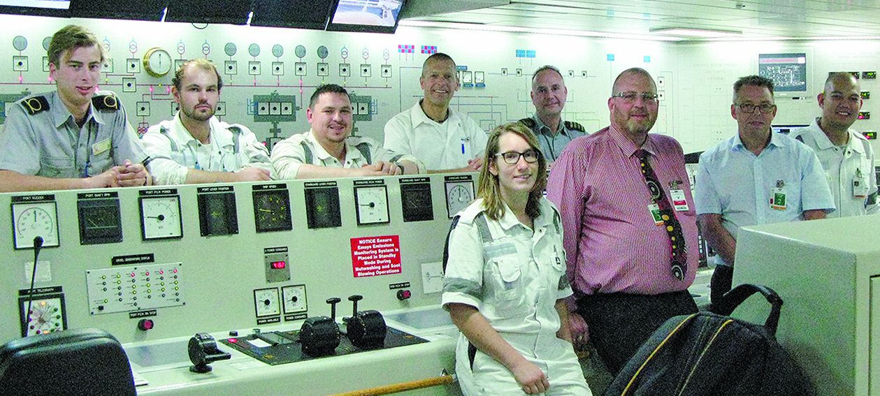 Begin juni jongstleden bezochten Nautilus International bestuurders de cruiseschepen Rotterdam en Koningsdam in Bergen (Noorwegen). Image:Begin juni jongstleden bezochten Nautilus International bestuurders de cruiseschepen Rotterdam en Koningsdam in Bergen (Noorwegen).