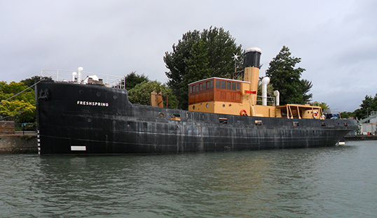 The historic ship Freshspring Image:The historic ship Freshspring