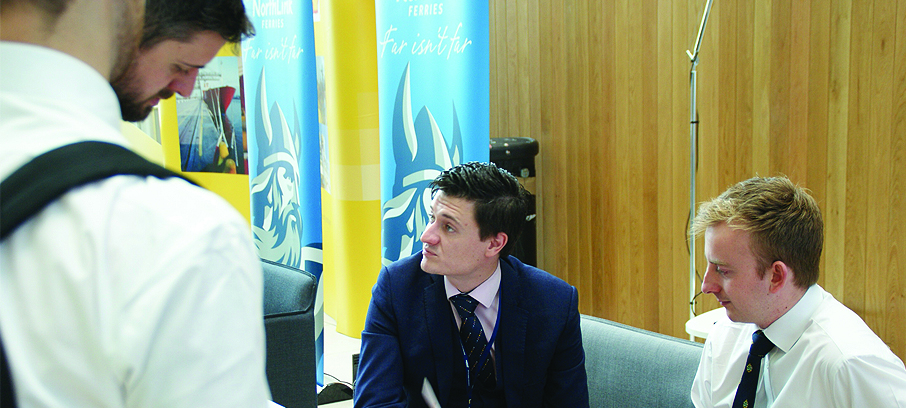 Nautilus strategic organiser Martyn Gray provided cadets with advice on such things as CV writing and interview techniques. Image:Nautilus strategic organiser Martyn Gray provided cadets with advice on such things as CV writing and interview techniques.