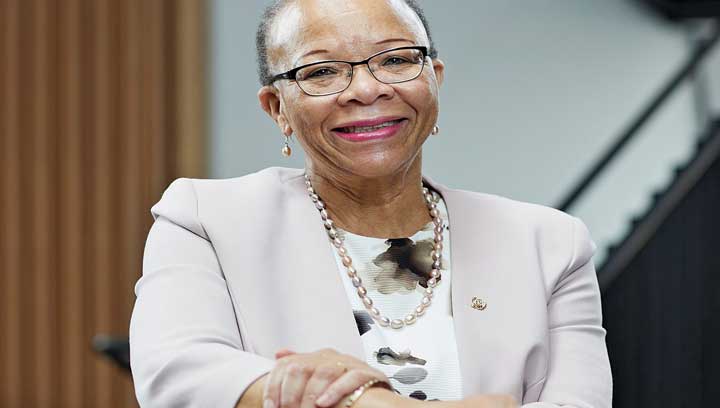 Dr Cleopatra Doumbia-Henry, head of the World Maritime University, is known as the Mother of the MLC. Image: by Benjiwiki2017, Wikimedia Commons
Image:Dr Cleopatra Doumbia-Henry, head of the World Maritime University, is known as the Mother of the MLC. Image: by Benjiwiki2017, Wikimedia Commons
