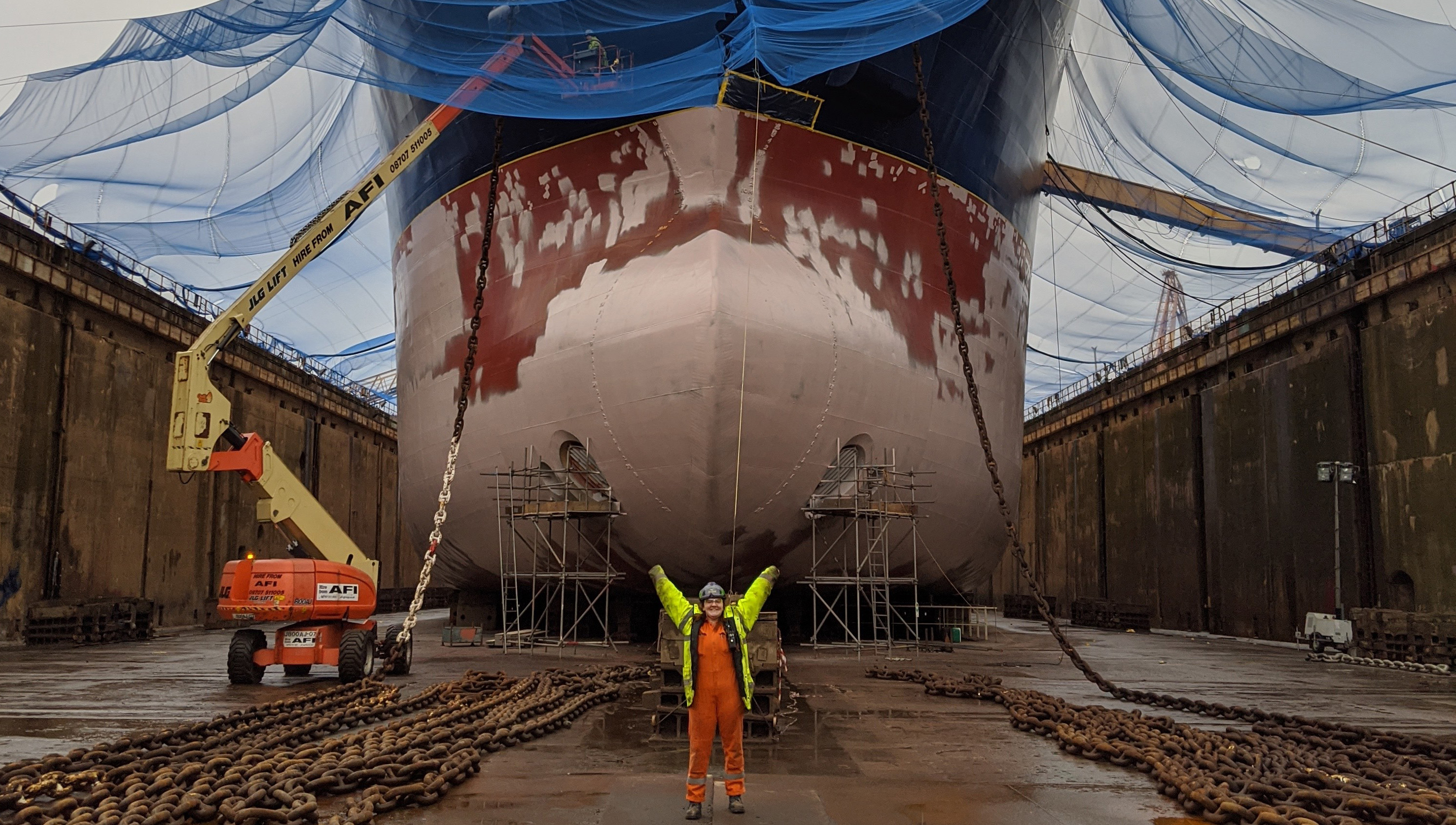 Third officer Alix McDermott had no personal connection to the sea, but does not regret her choice of career and the interesting sights on her global product tanker travels. Image:Third officer Alix McDermott had no personal connection to the sea, but does not regret her choice of career and the interesting sights on her global product tanker travels.
