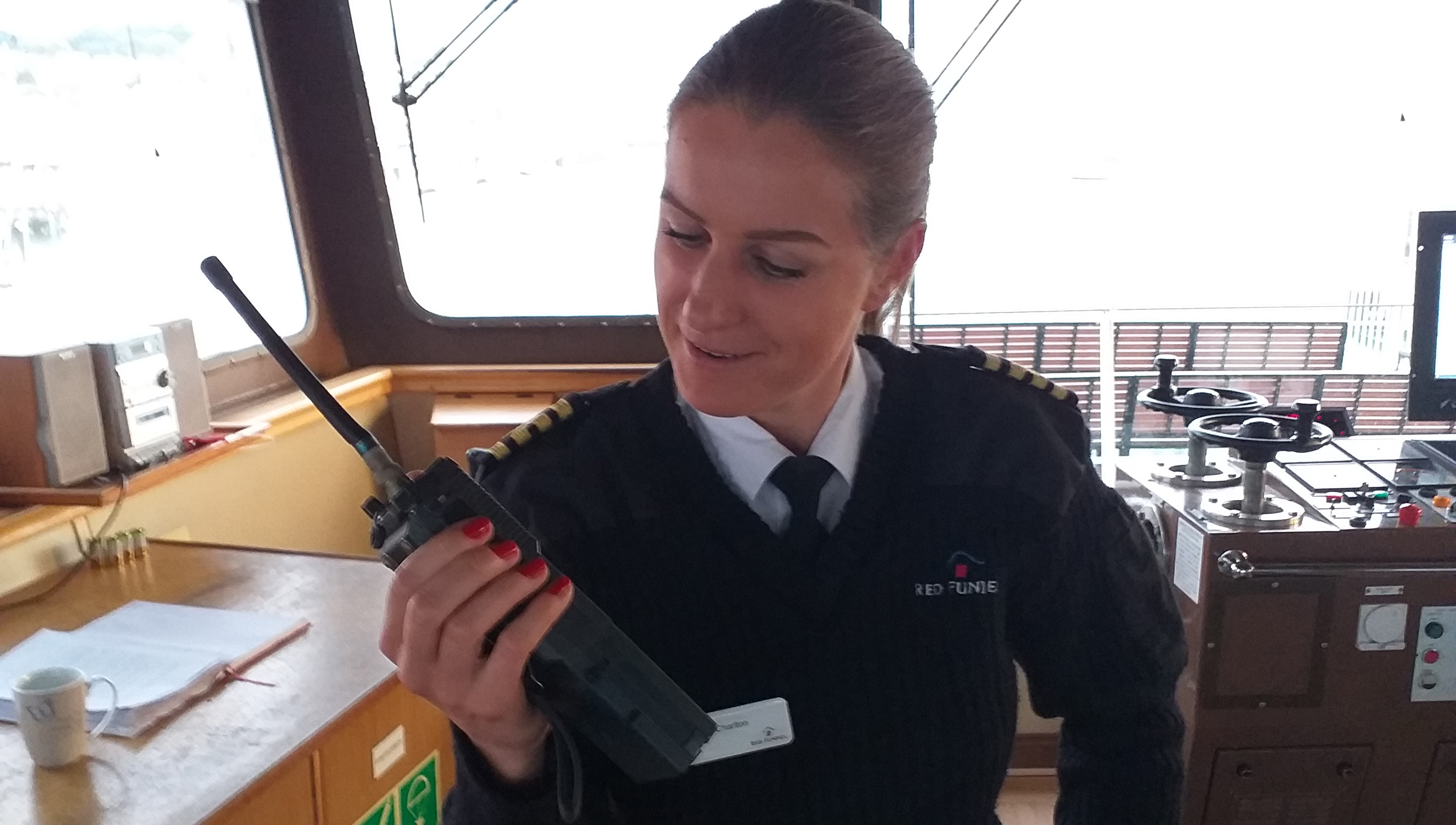 Captain Barbara Charlton plans to 'continue in a direction for mental challenge and ship handling wherever it comes from.' Image:Captain Barbara Charlton plans to 'continue in a direction for mental challenge and ship handling wherever it comes from.'
