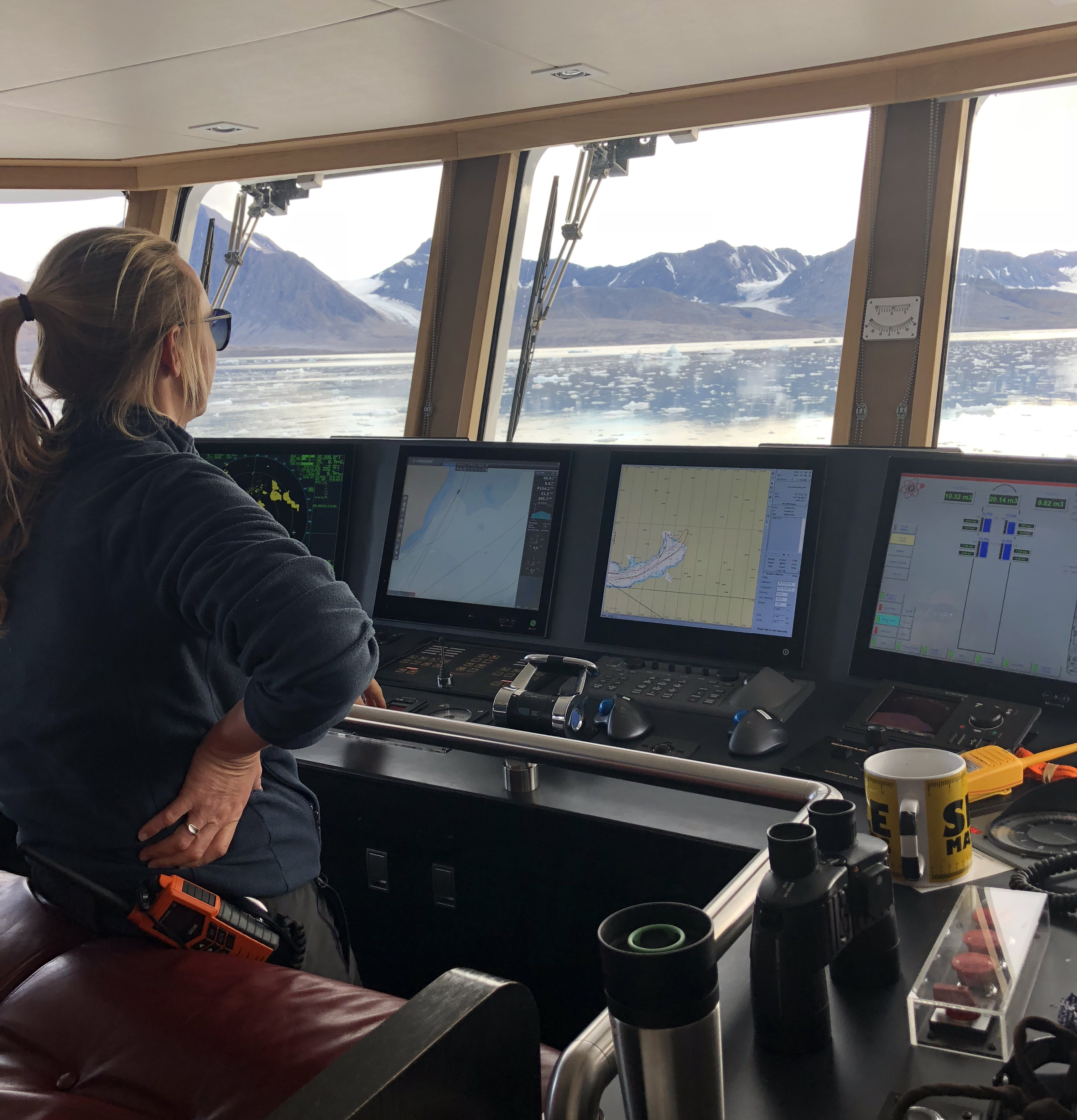 Superyacht first officer Lindsey Jessop had a memorable summer sailing to the Arctic. Image:Superyacht first officer Lindsey Jessop had a memorable summer sailing to the Arctic.