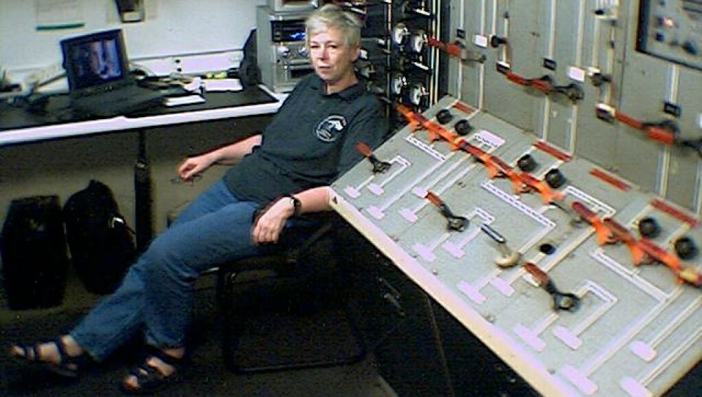 Former radio officer and ETO Rose King during her career at sea. Image:Former radio officer and ETO Rose King during her career at sea.